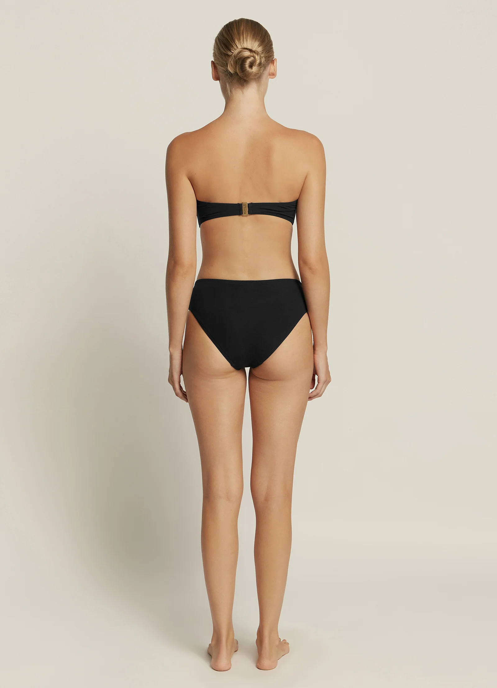 Jetset Bandeau Bikini Top - Black - Image 5